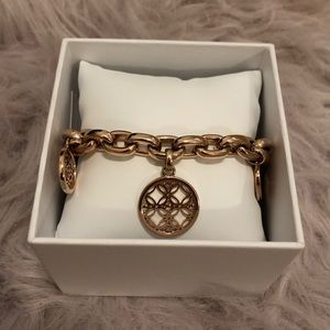 Michael Kors rose gold Charm bracelet